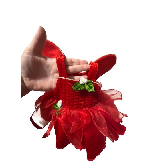 Build A Bear Outfit Collection: Tinker Bell Rainbow Red Polka Dot White Sequin R - Picture 6 of 11